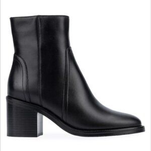 Aquatalia Womens JANELLA Black Weatherproof Ankle Boots Size 10 New $550